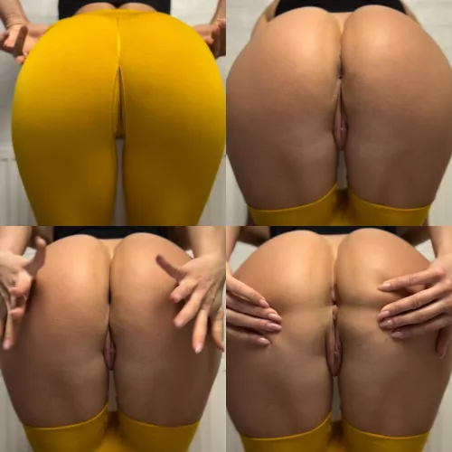 Sometimes, a pair of leggings holds your ass in a little. These cheeks must be free Sometimes, a pair of leggings holds your ass in a little. These cheeks must be free