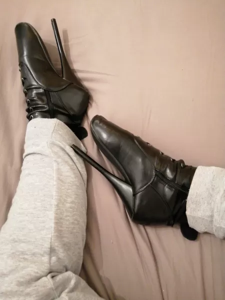 Sometimes you've got to sneak them under sweatpants to get that naughty fix Sometimes you've got to sneak them under sweatpants to get that naughty fix