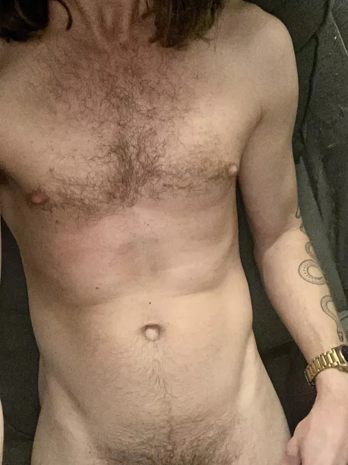 Somewhere down there are some pubes