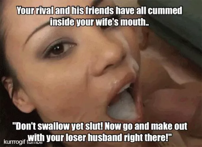 Soon they will start cumming straight into your mouth!