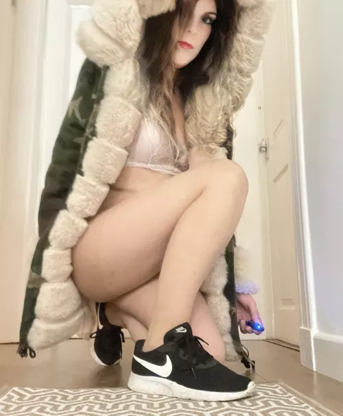 Sorry Iโve been quiet last few days I was in Lanzarote. Hereโs a little throwback picture wearing pantyhose and trainers ๐