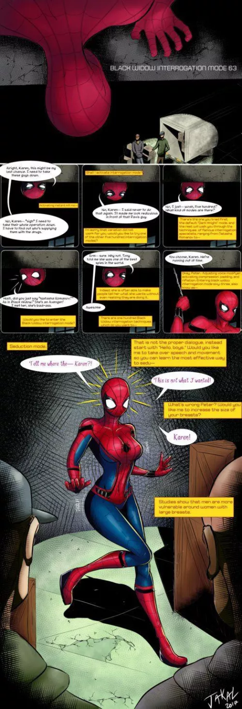 Spider gender change