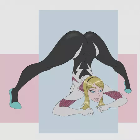 Spider-Gwen Jack’O Pose (BottledNeon) [Spiderman]