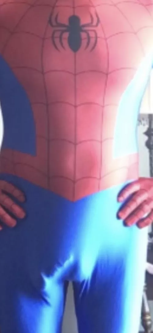 Spider-Man going commando
