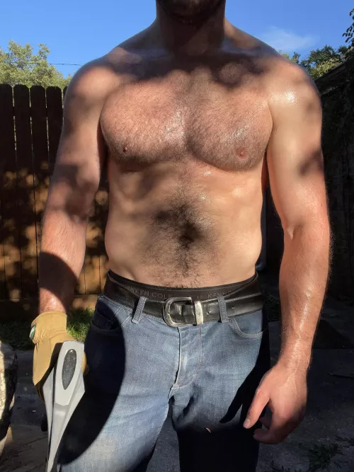 Splitting wood is my favorite grip workout Splitting wood is my favorite grip workout