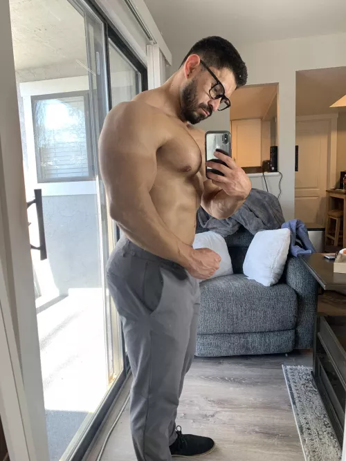 Squats are paying off. 🍑