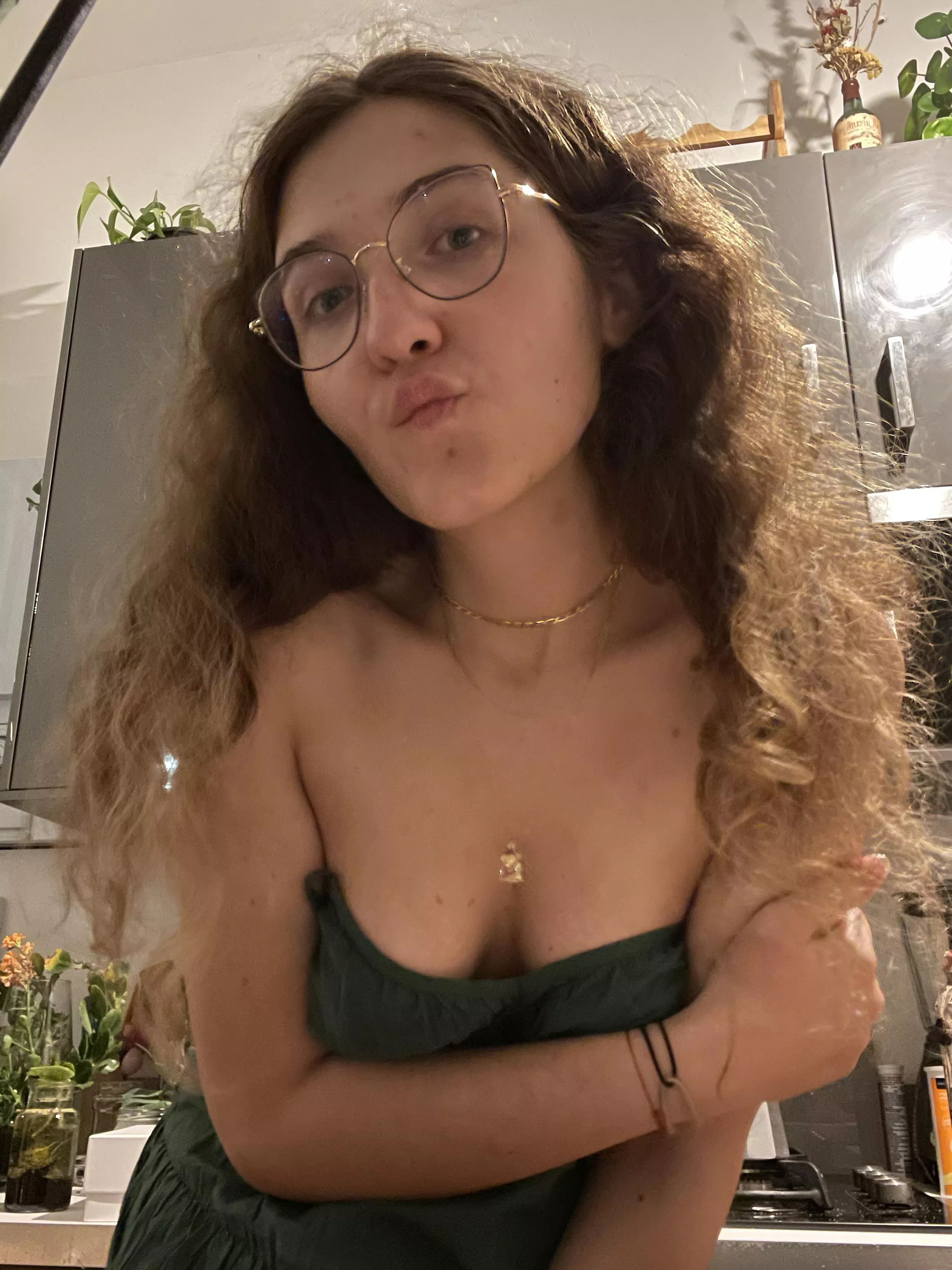 squeezed one out for you, and a kiss to go with it