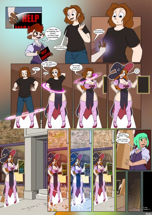 Standee Stand-in (Human male -> Witch cardboard cutout) by SeptemberSignal