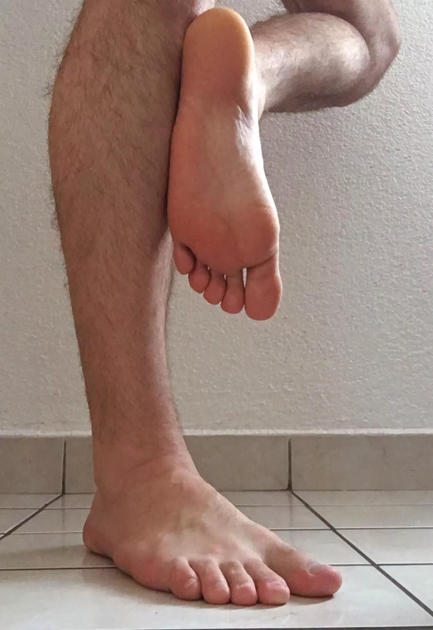 Standing here.