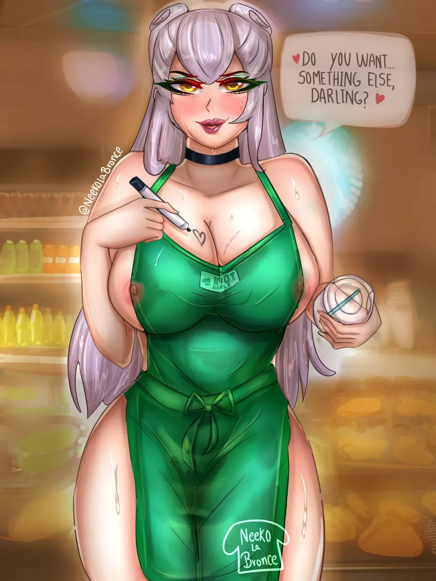 Starbucks Evelynn by (neekolabounce) nudes : Rule34LoL | NUDE-PICS.ORG