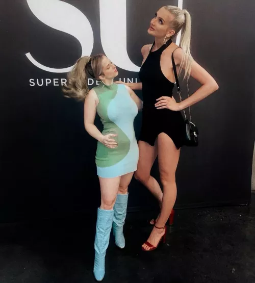 Staring at her chest