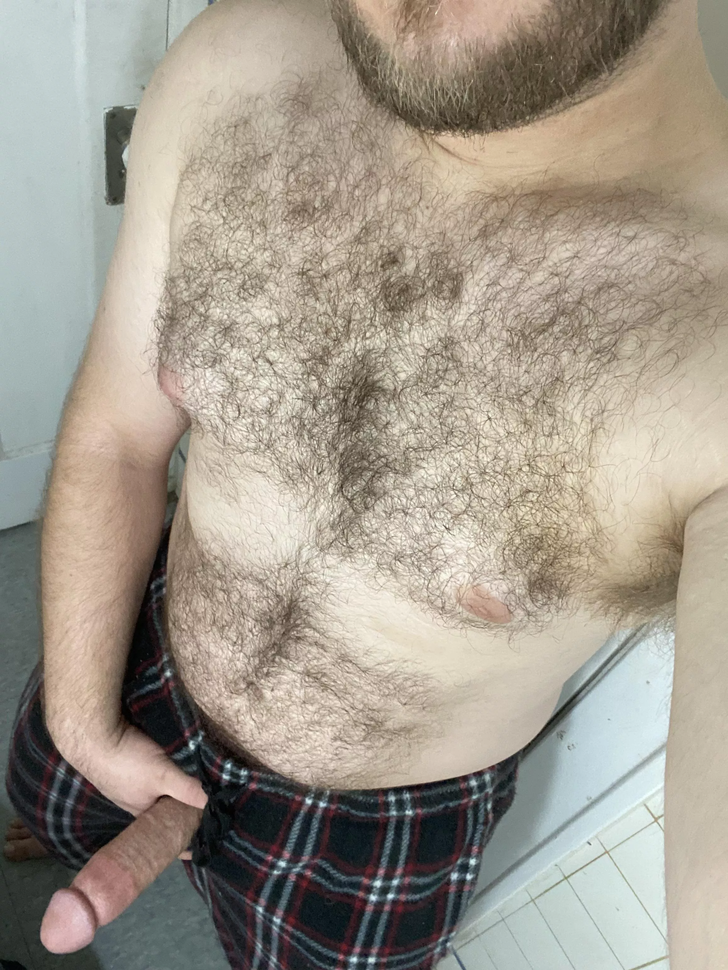 Start your day with a beard and some morning wood