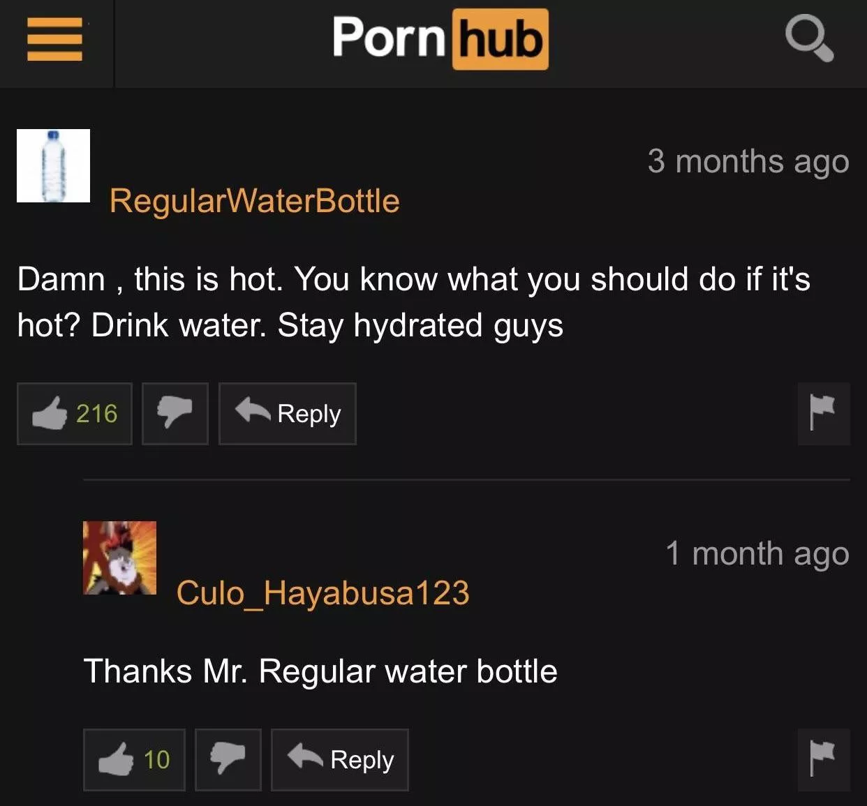 Stay hydrated guys Stay hydrated guys