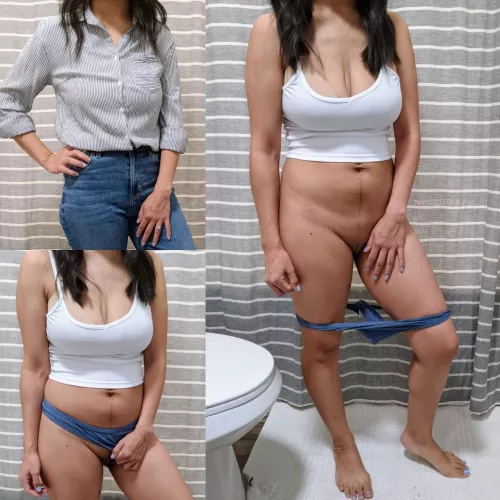 Step 1: Go out for a few mimosas with the girlfriends Step 2: Come back and ride some π