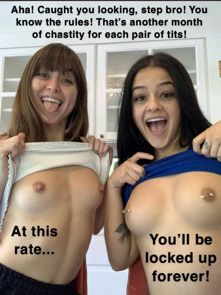 Step sis tricks you into extending your lock up