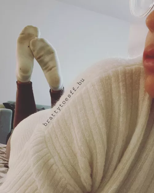 Stick your nose between my toes and breathe in deeply. It’s what you need. It’s all you deserve.