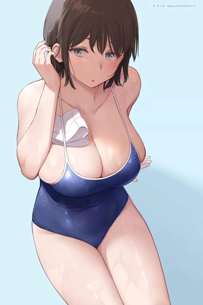 Still Wet In Her Swimsuit (Mochi) [Original]