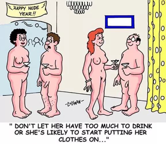 Story of our lives. Happy Nude Year!