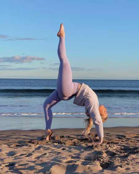 stretching