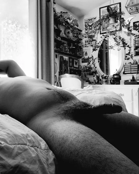 Stretching out my back in the morning is the best Stretching out my back in the morning is the best