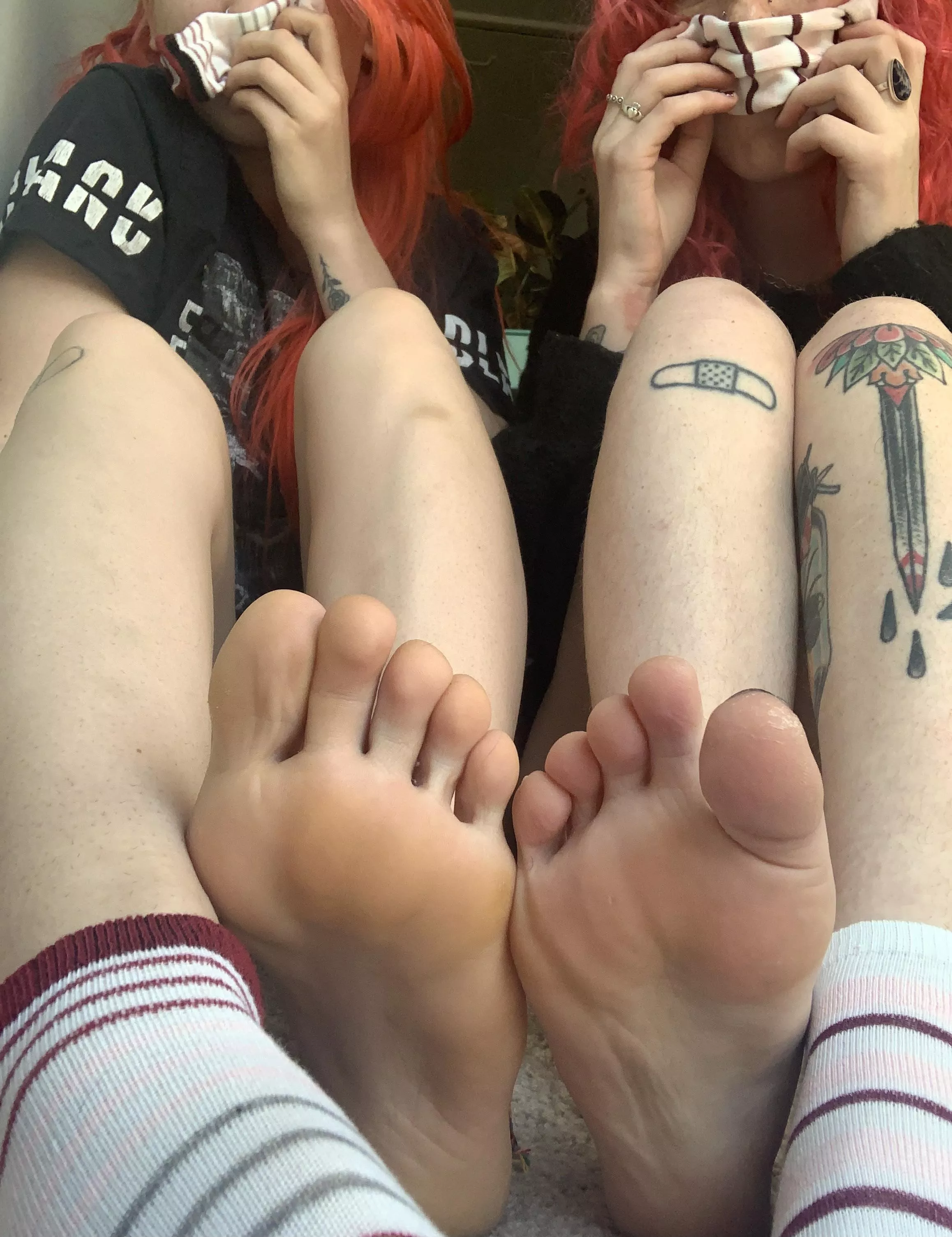 striped sock girls 😍 striped sock girls 😍