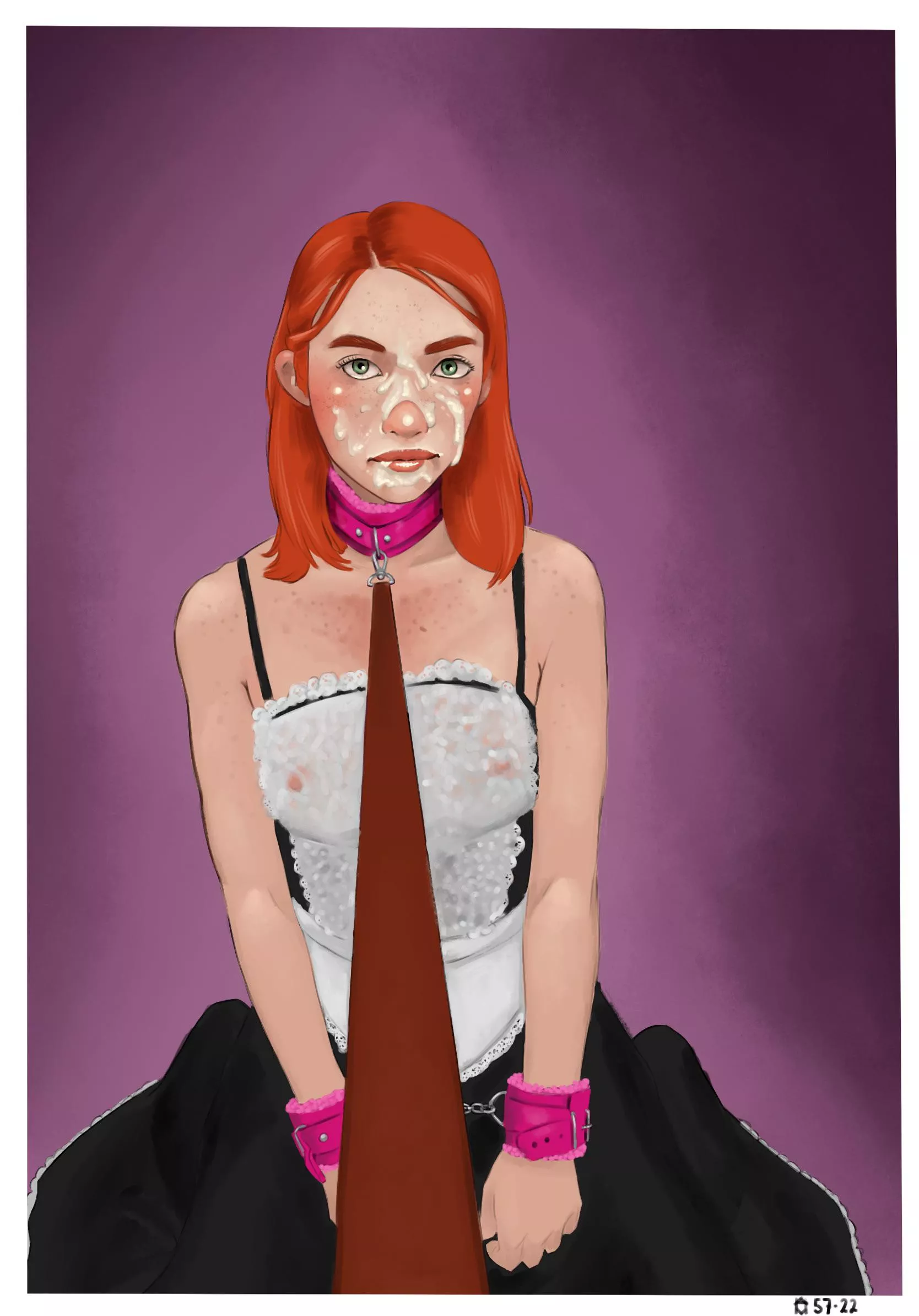 Sub maid, digital drawing Sub maid, digital drawing