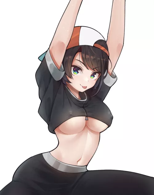 Subaru exercising (Art by GreatoDoggo) Subaru exercising (Art by GreatoDoggo)