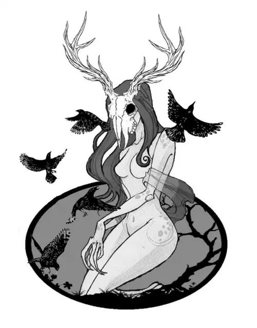 Succubus and Crow by me. Succubus and Crow by me.