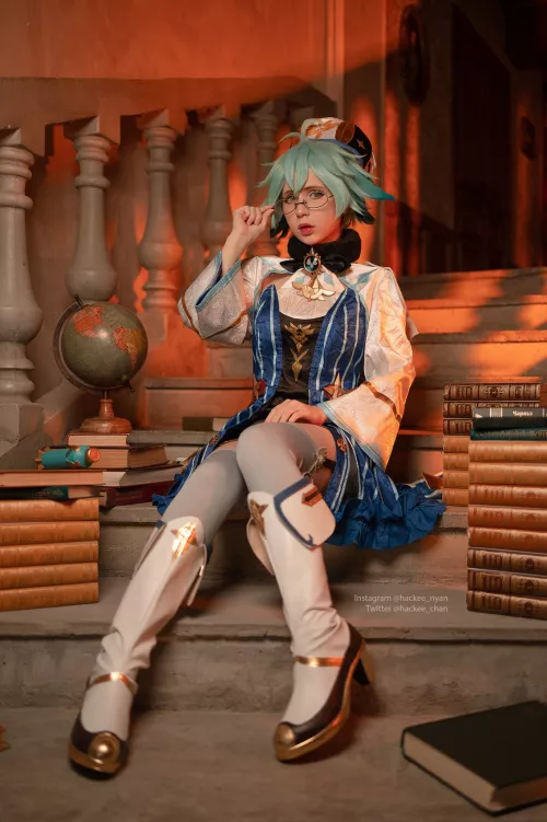 Sucrose from Genshin Impact by HackeeNyan