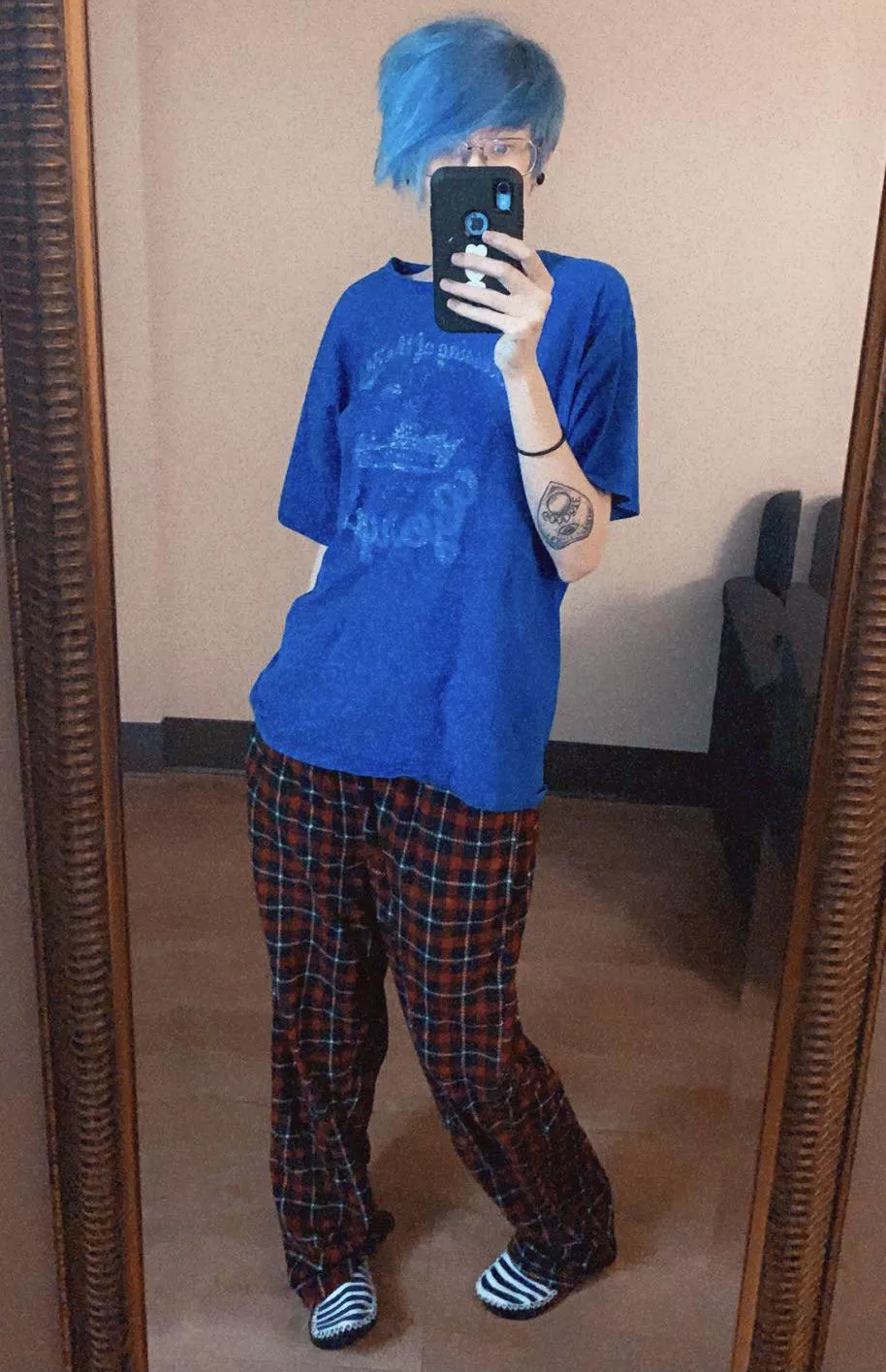 Super happy to be all blue again?