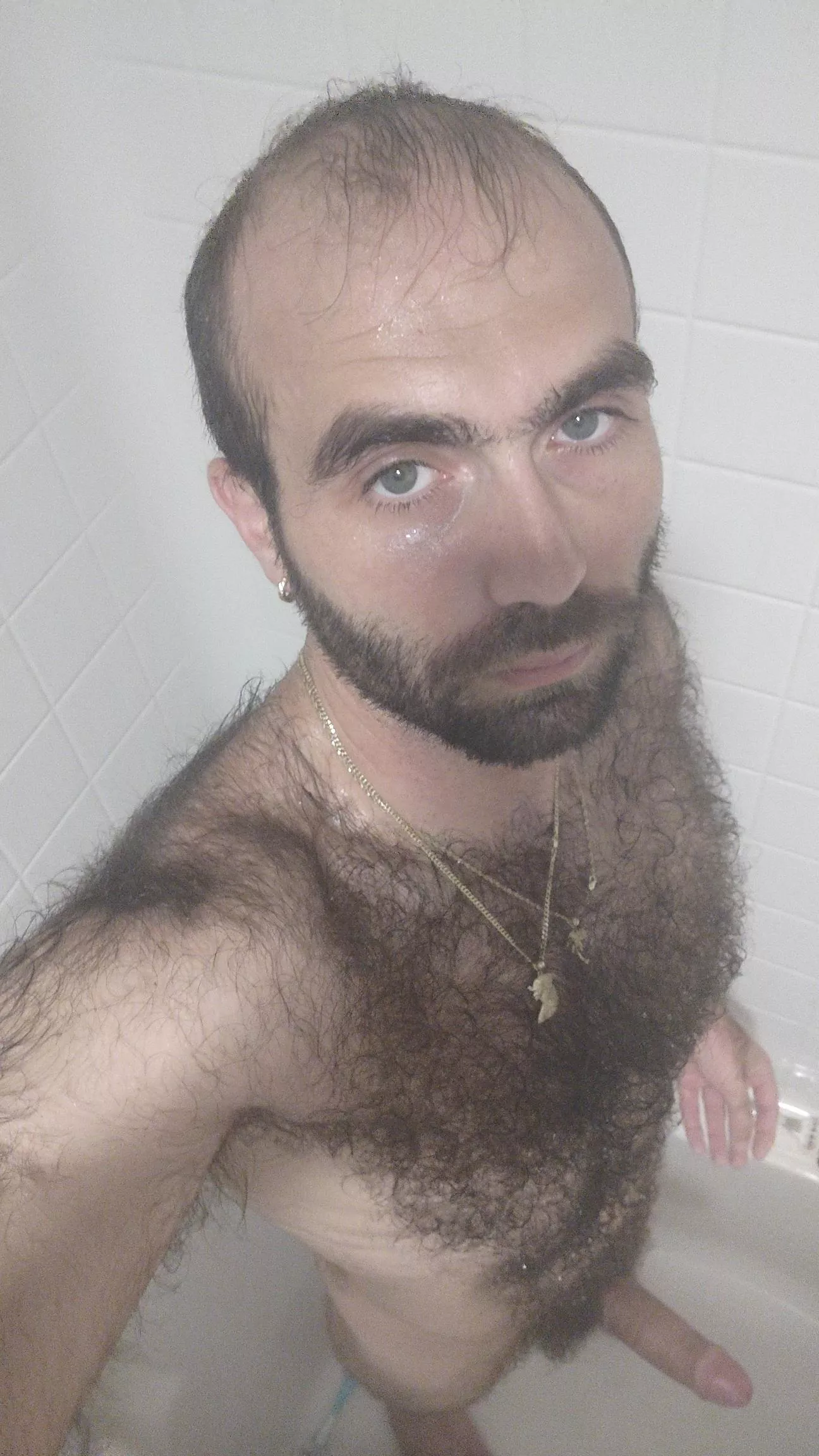 Super hot shower. Super hot shower.