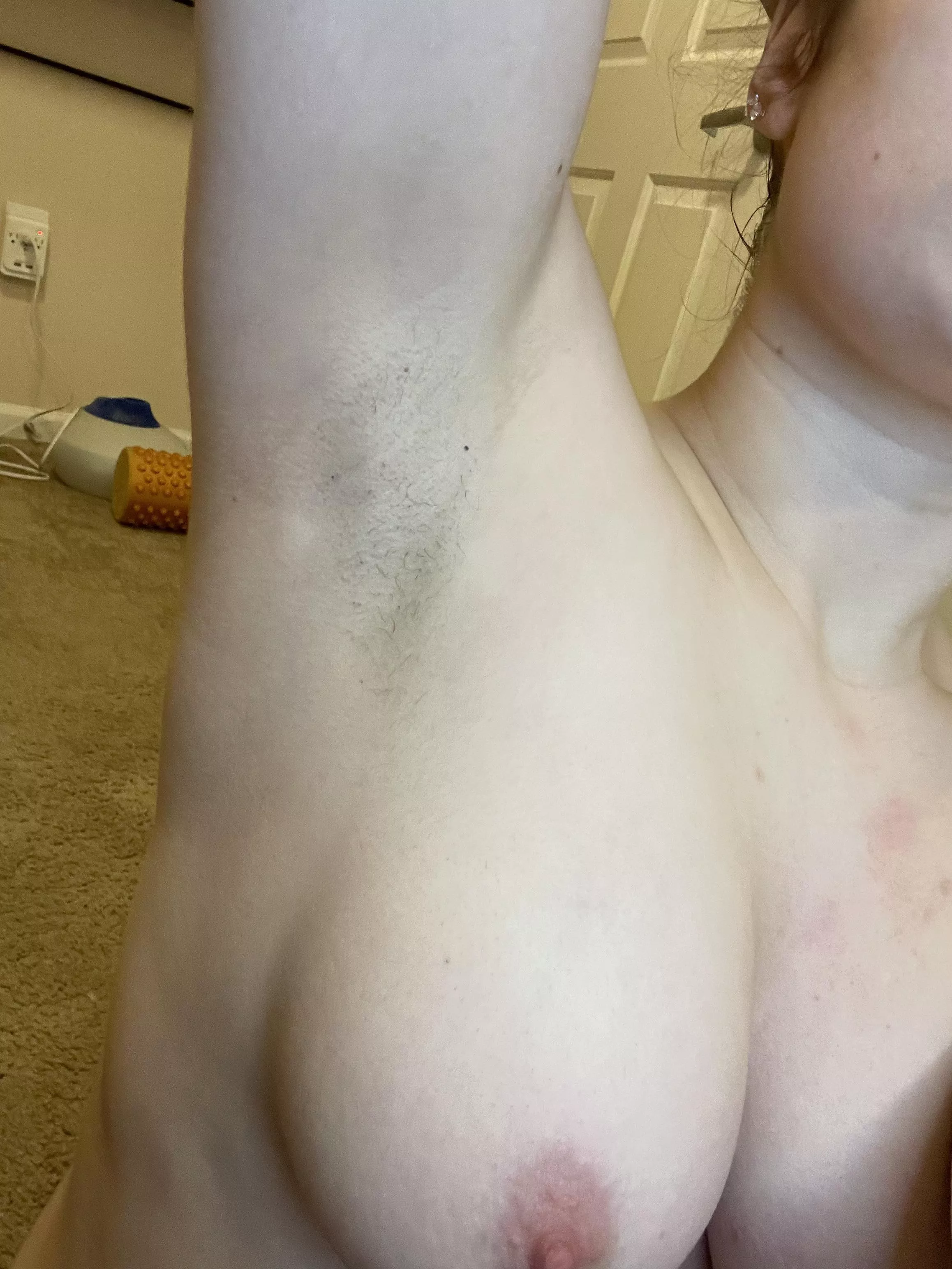 Super sweaty post workout