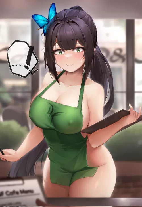 Surprised to see you here, but I wonder how she will react when you order a certain kind of milk?