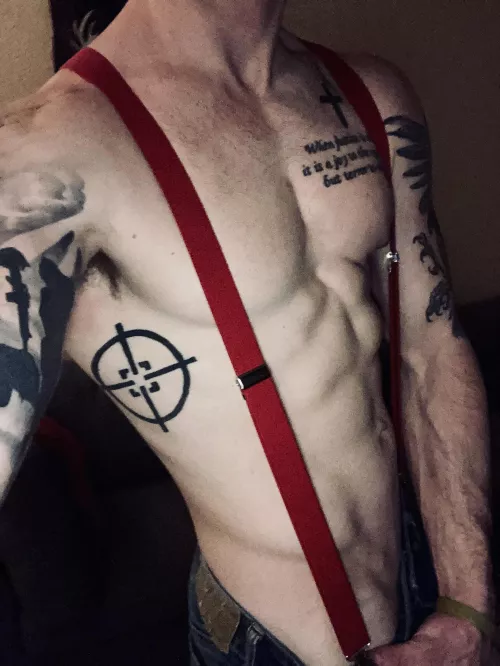 Suspenders and ink π