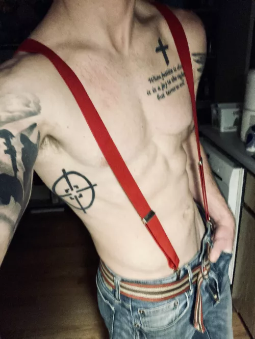 Suspenders feel weird, are they hot though? ππ€·πΌββοΈ