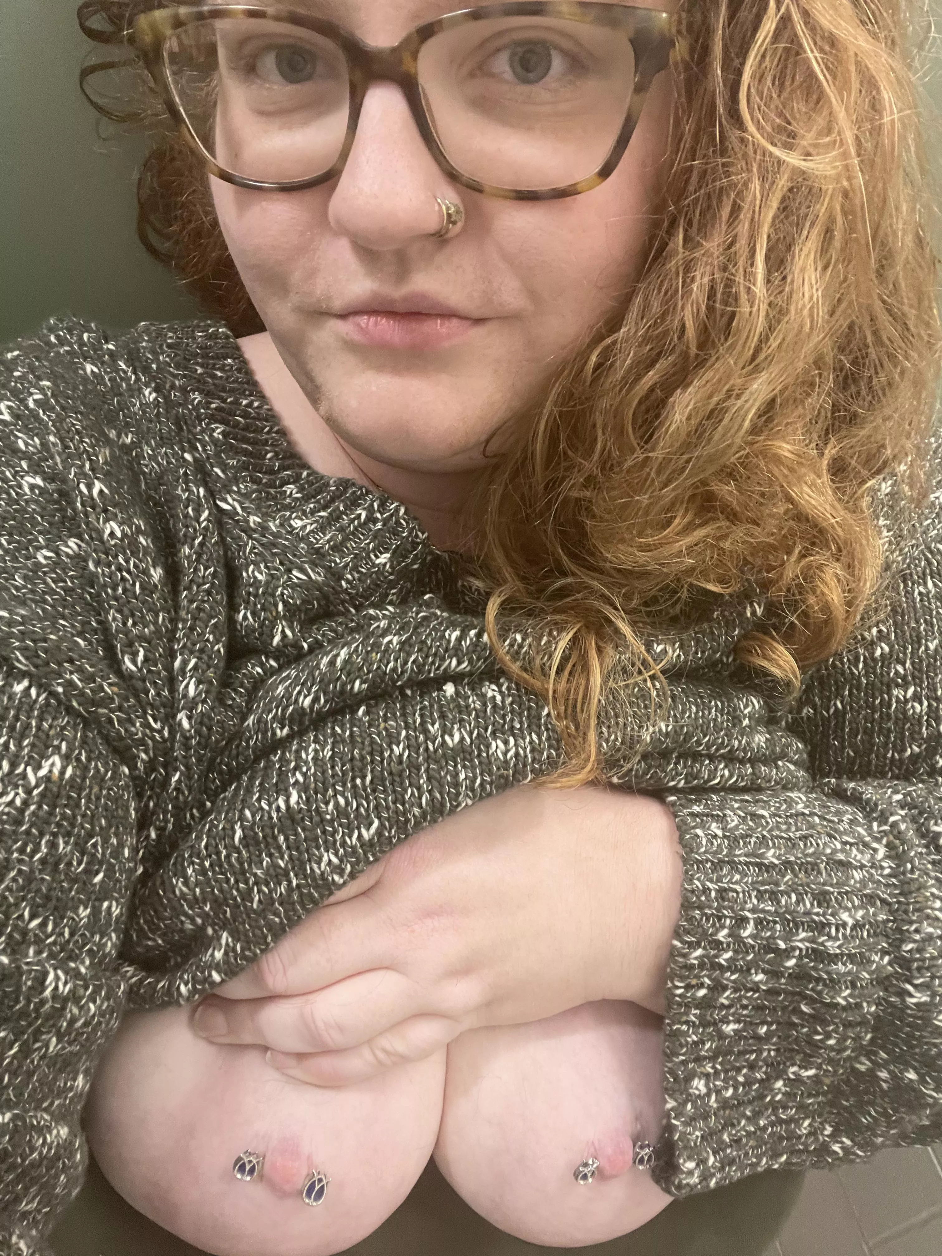 Sweater weather boobs for the win Sweater weather boobs for the win