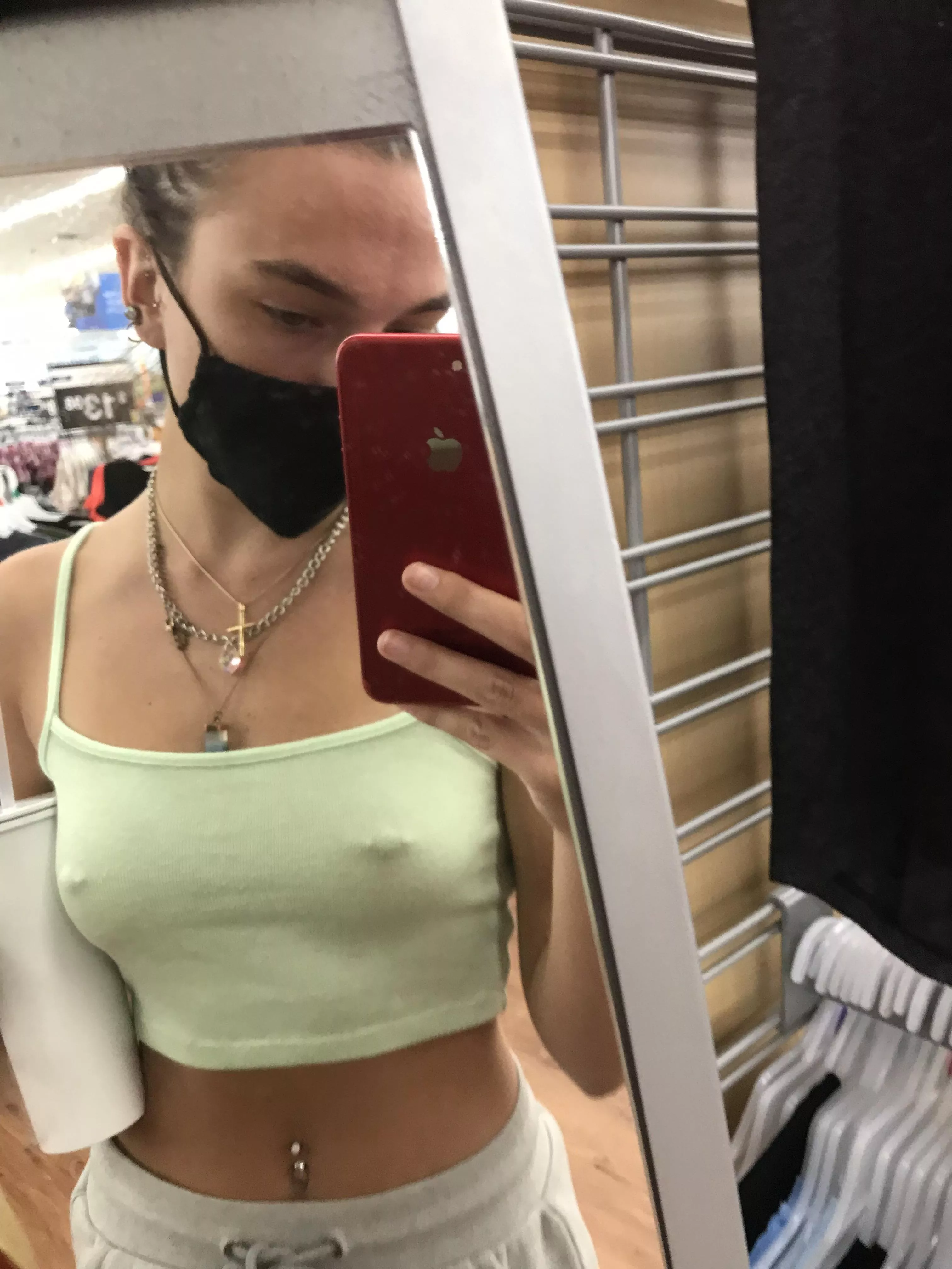 Sweatpants and no bra Sweatpants and no bra