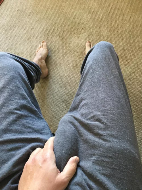 Sweatpants are like a cheat code for me