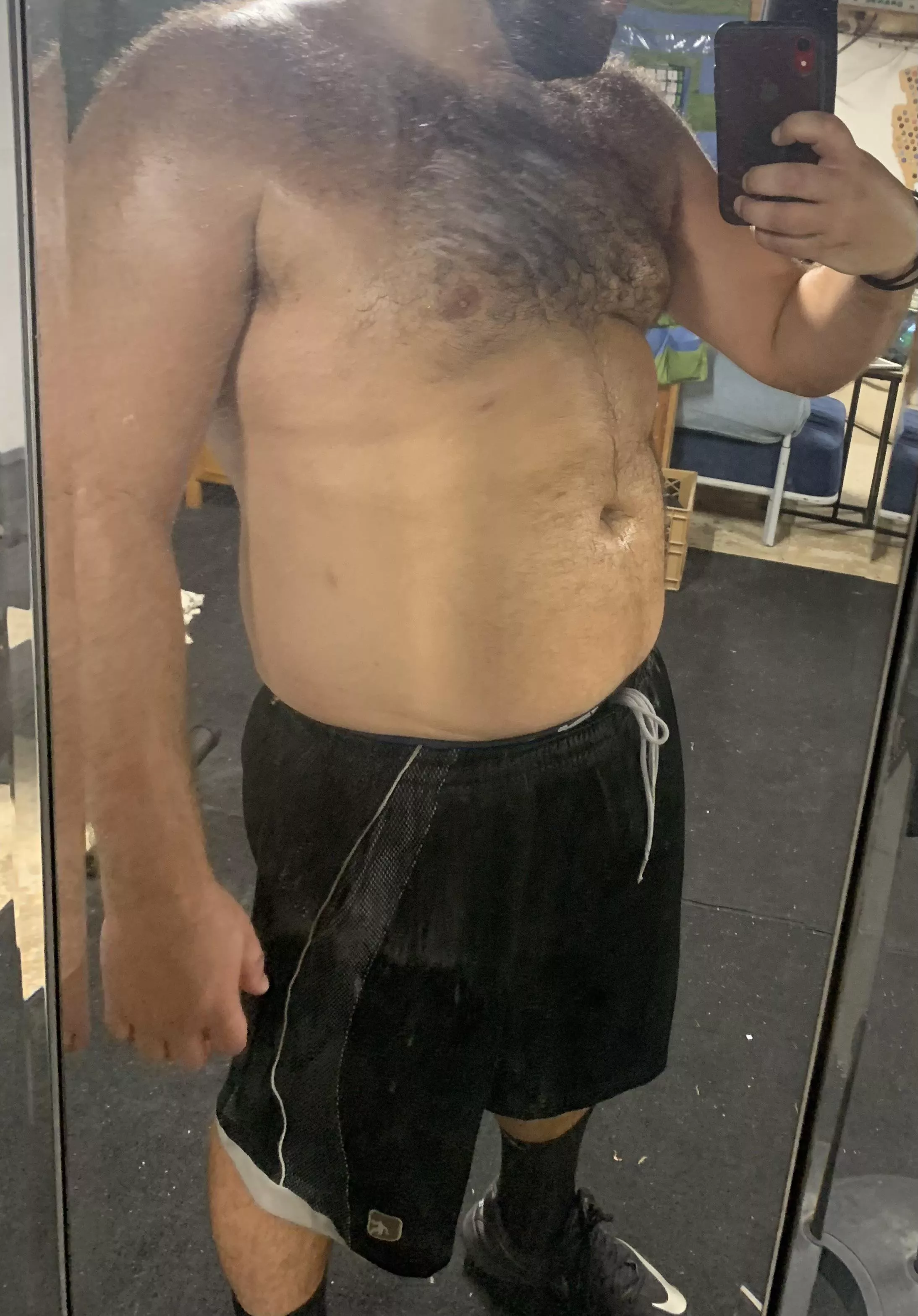 Sweaty bear boy after my run Sweaty bear boy after my run