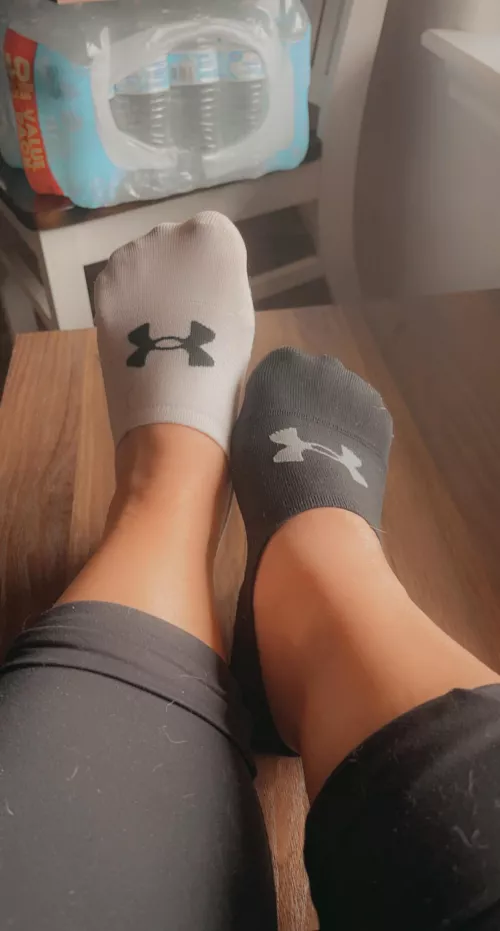 Sweaty gym socks