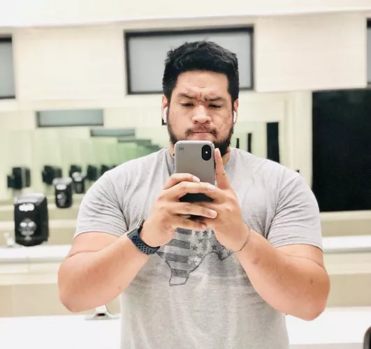 Sweaty selfie Sweaty selfie