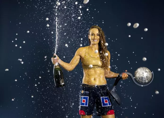 Swedish soccer player Kosovare Asllani Swedish soccer player Kosovare Asllani