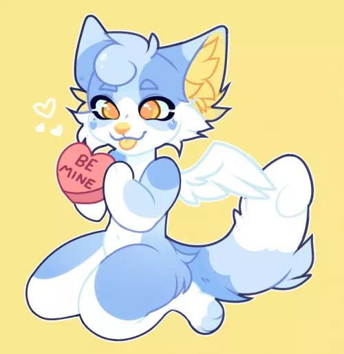 Sweetheart ❤️ (Art by me, Smallfrystreams on Twitter)