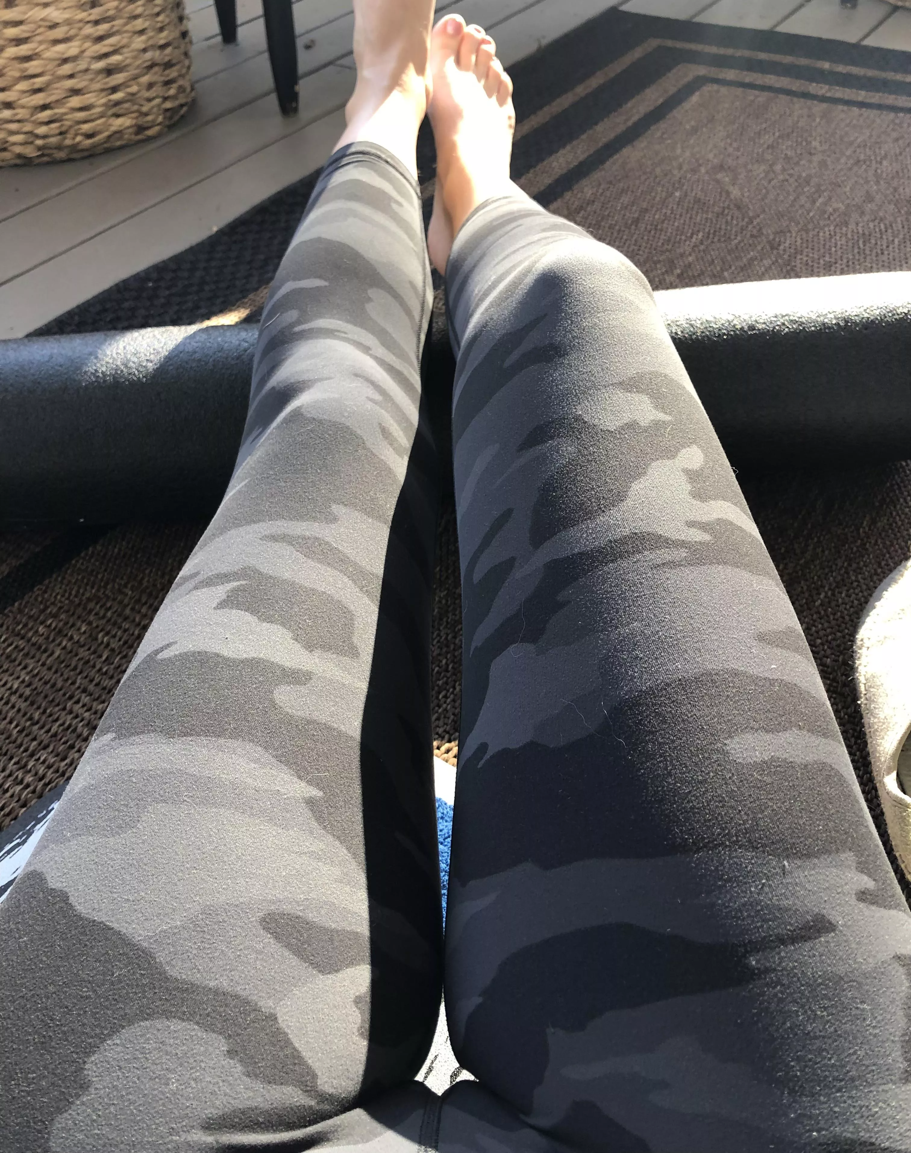 Swim Team Has A Mom. Did I Ever Mention That? In Many Ways She Is Hotter! Yoga Time. Look At Those Lips.