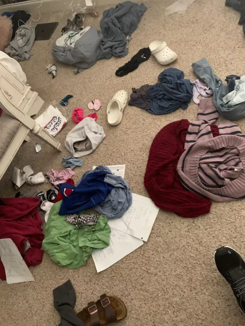 Swim Team Is So Cute BUT So Messy! Panties, Socks, Shoes, Etc.