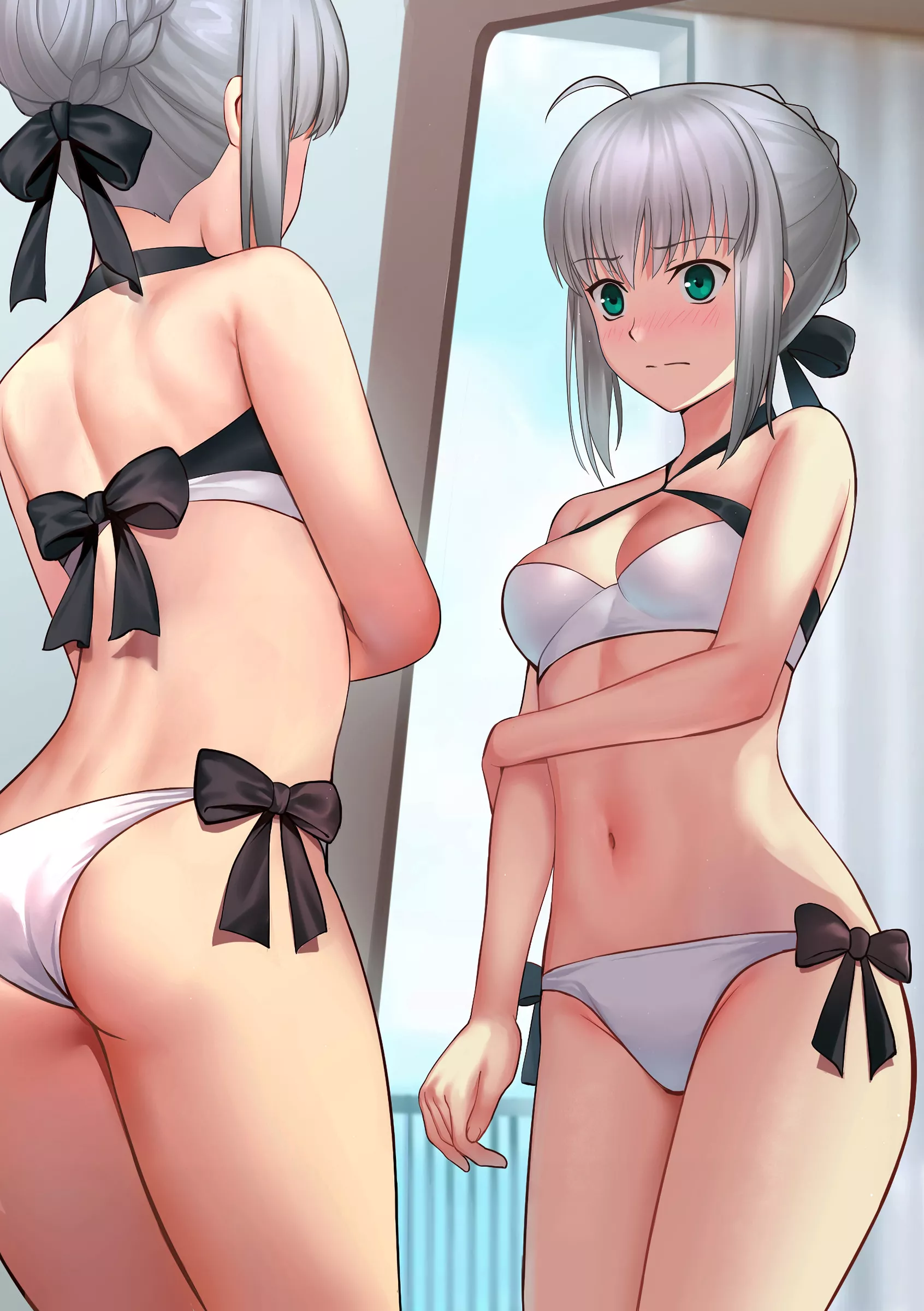 Swimsuit Gray Swimsuit Gray