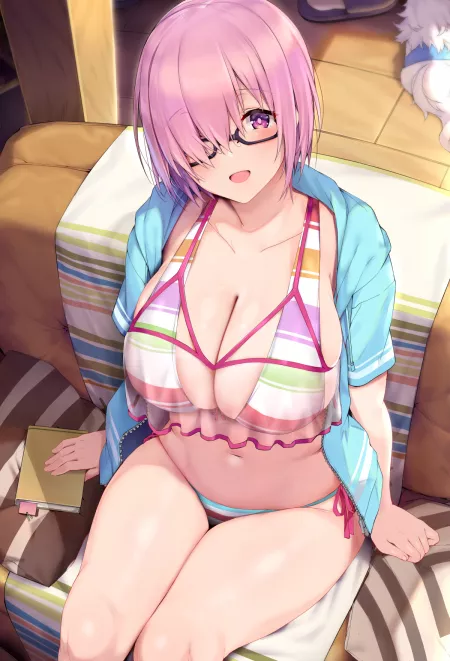 Swimsuit Mashu (Blue_Gk) Swimsuit Mashu (Blue_Gk)