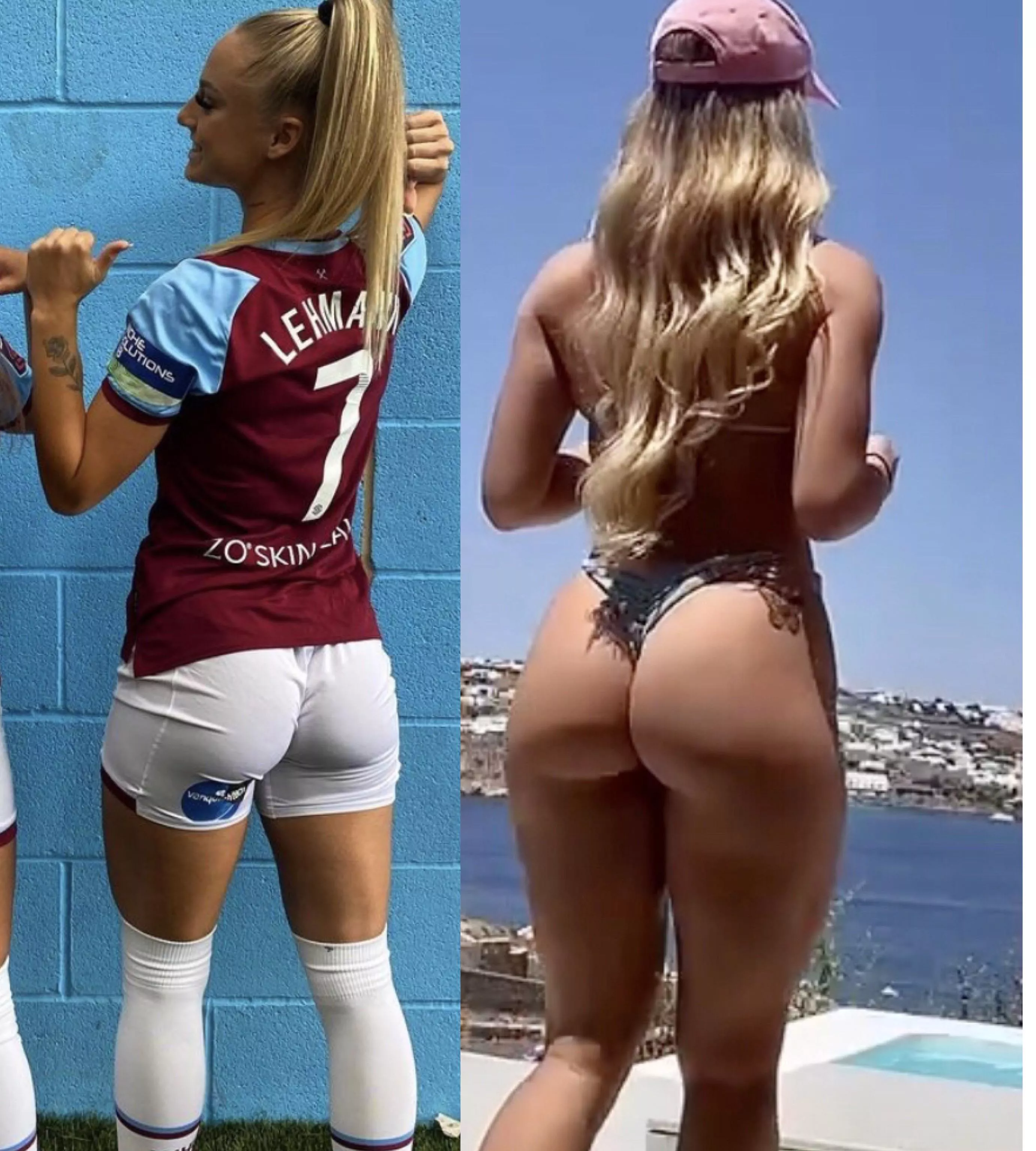 Browse swiss soccer player alisha lehmann - CelebrityButts for free on xxxp...