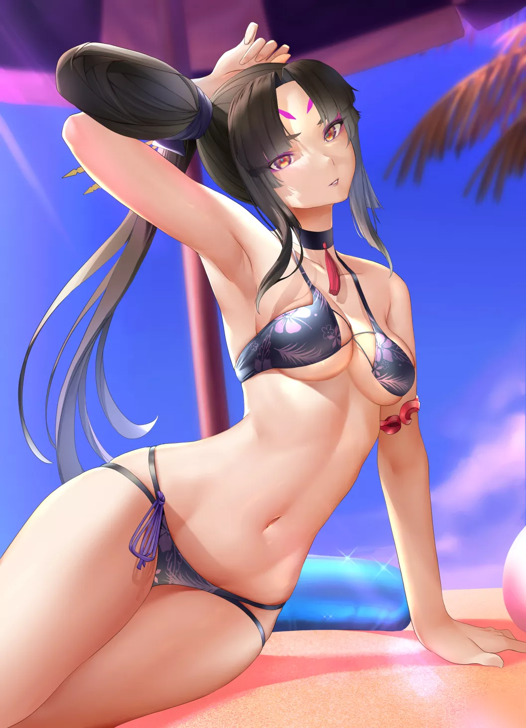 Taira no Kagekiyo on The Beach. Taira no Kagekiyo on The Beach.