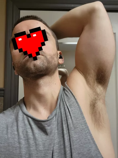 Take a deep breathe then pull down my pants.